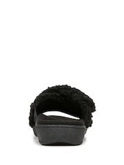Черный - Vionic Regular Fit Relax II Arch Support Slippers - Image 5 of 7