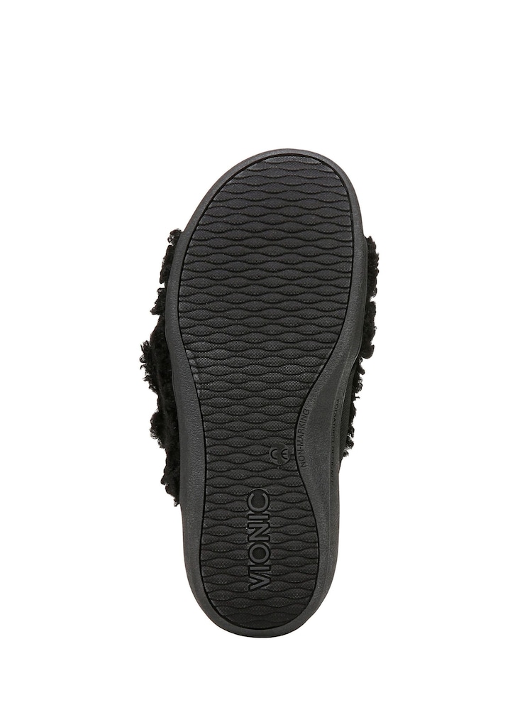 Черный - Vionic Regular Fit Relax II Arch Support Slippers - Image 7 of 7
