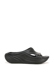 Negro - Vionic Unisex Cove Rx Recovery Arch Support Sandals - Imagen 1 de 7
