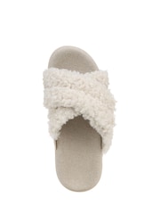 Кремовый - Vionic Regular Fit Relax II Arch Support Slippers - Image 5 of 6