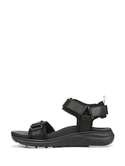 Vionic Mens Walk Max Wanderer Arch Support Walking Black Sandals - Image 2 of 7