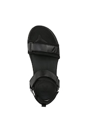 Vionic Mens Walk Max Wanderer Arch Support Walking Black Sandals - Image 6 of 7