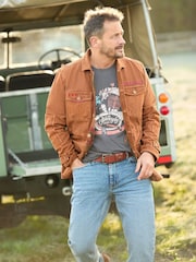 Joe Browns Brown Casual Utility Jacket - Image 6 of 7