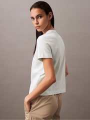 Blanco - Calvin Klein 100% Cotton Logo T-Shirt - Imagen 4 de 6