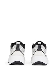 Calvin Klein White Retro Tennis Mesh Trainers - Image 4 of 5