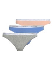 Calvin Klein Orange Modern Logo Full Knickers 3 Pack - Image 1 of 5