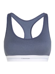 Azul - Calvin Klein Rib Lightly Lined Bralette - Imagen 5 de 5