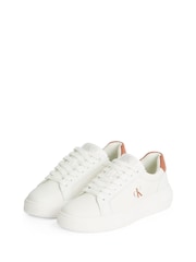 Calvin Klein White Chunky Cupsole Low Trainers - Image 4 of 6