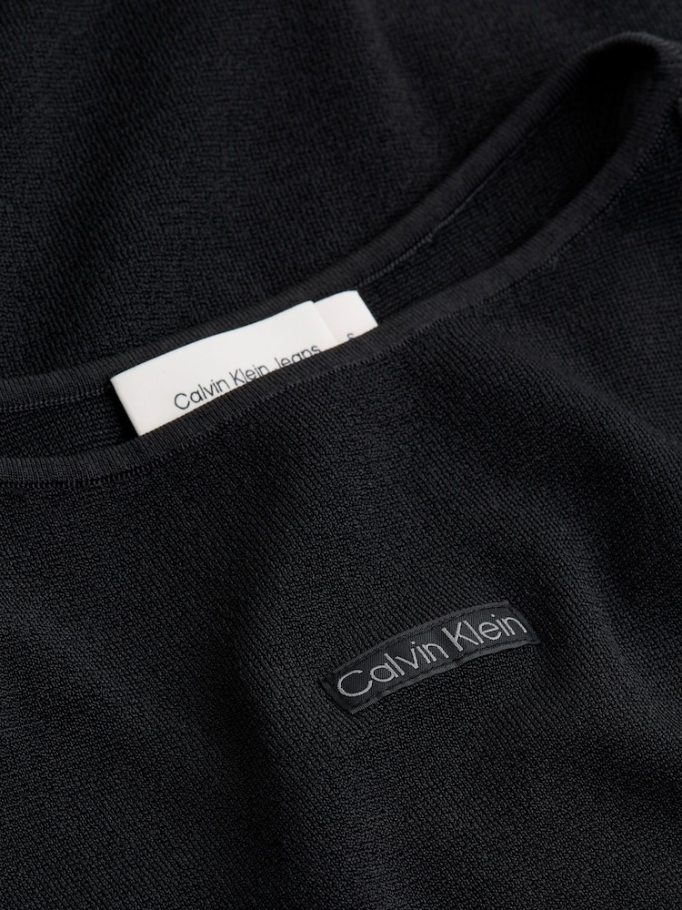 Calvin Klein Black Long Jumper Dress - Image 5 of 5