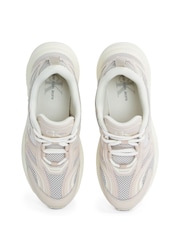 Calvin Klein Off White Retro Tennis Mesh Trainers - Image 6 of 6