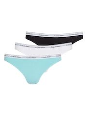 Calvin Klein Black Modern Logo Full Knickers 3 Pack - Image 1 of 5