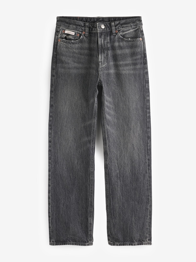 Calvin Klein Black Signature 90'S Straight Jeans - Image 1 of 1