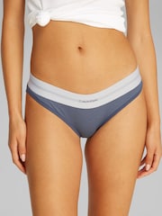 Calvin Klein Grey Rib Full Briefs - Image 4 of 5