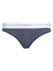 Calvin Klein Grey Rib Full Briefs - Image 5 of 5