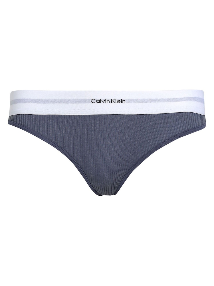 Calvin Klein Grey Rib Full Briefs - Image 5 of 5