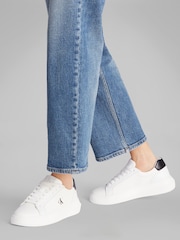 Calvin Klein White Chunky Cupsole Low Trainers - Image 1 of 6