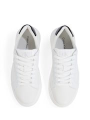 Calvin Klein White Chunky Cupsole Low Trainers - Image 3 of 6