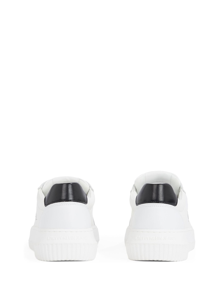 Calvin Klein White Chunky Cupsole Low Trainers - Image 4 of 6