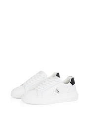 Calvin Klein White Chunky Cupsole Low Trainers - Image 5 of 6