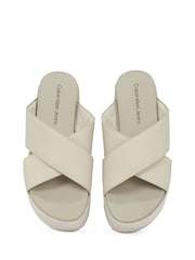 Calvin Klein Natural Leather Sandals - Image 6 of 6