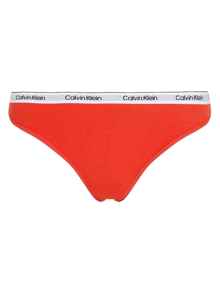 Calvin Klein Red Modern Logo Full Briefs - Image 5 of 5