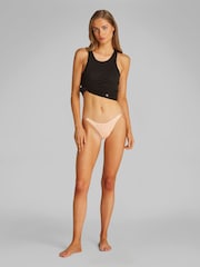 Calvin Klein Orange Icon Lace Dipped String Thong - Image 4 of 5