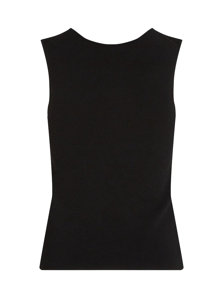 Calvin Klein Black Sleeveless Jumper - Image 6 of 6