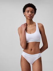 Calvin Klein White Rib Full Briefs - Image 1 of 5