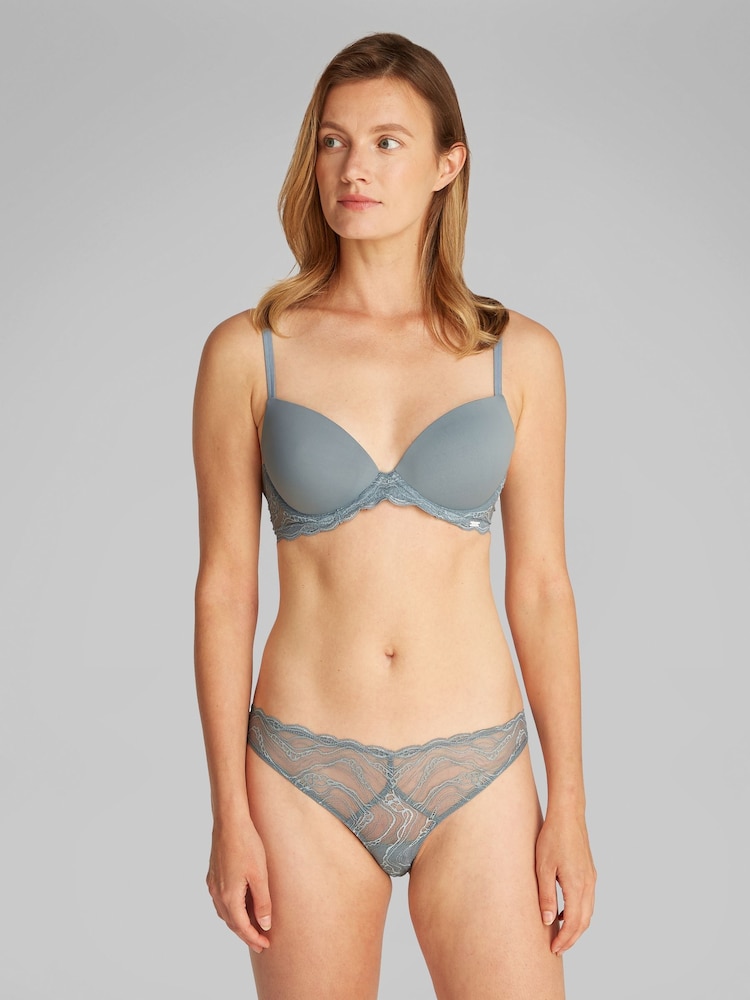 Calvin Klein Blue Instinct Lift Demi Bra - Image 1 of 5