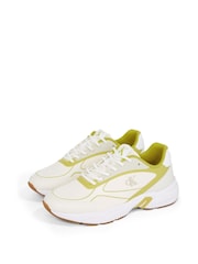 Calvin Klein White Retro Tennis Knit Trainers - Image 4 of 6