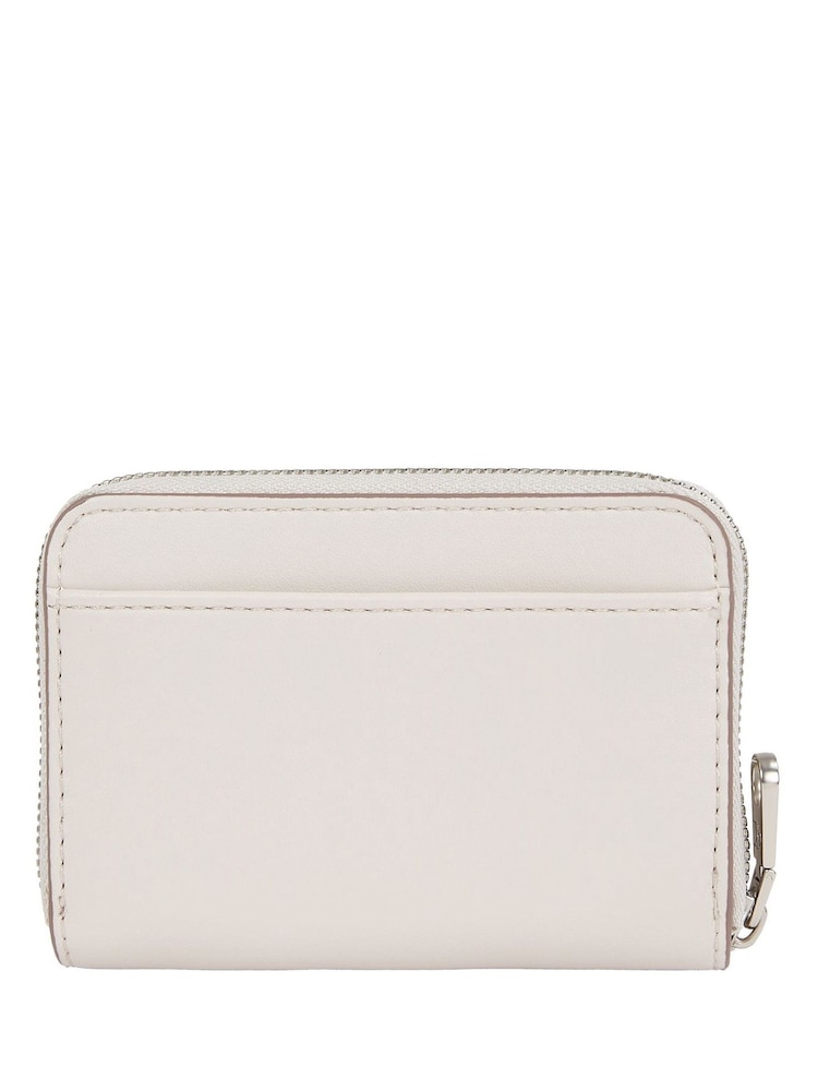 Calvin Klein White Medium Zip Wallet - Image 2 of 4