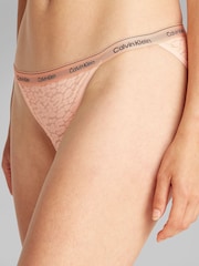 Calvin Klein Orange Modern Lace Low Rise String Full Brief - Image 4 of 5