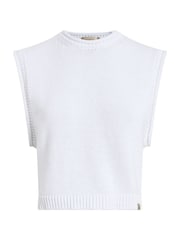 Calvin Klein White Linen Blend Loose Sleeveless Jumper - Image 5 of 7