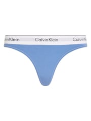 Calvin Klein Blue Modern Cotton Thong - Image 5 of 5
