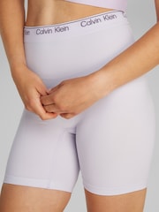 Calvin Klein Purple Icon High Waisted Shapewear Shorts - Image 3 of 5