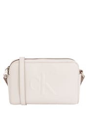 Calvin Klein White Sculpted Camera Bag - Image 1 of 5