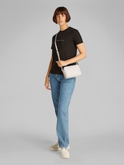 Calvin Klein White Sculpted Camera Bag - Image 5 of 5