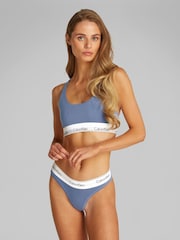 Calvin Klein Blue Modern Unlined Bralette - Image 1 of 5
