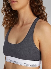 Calvin Klein Grey Modern Unlined Bralette - Image 4 of 5