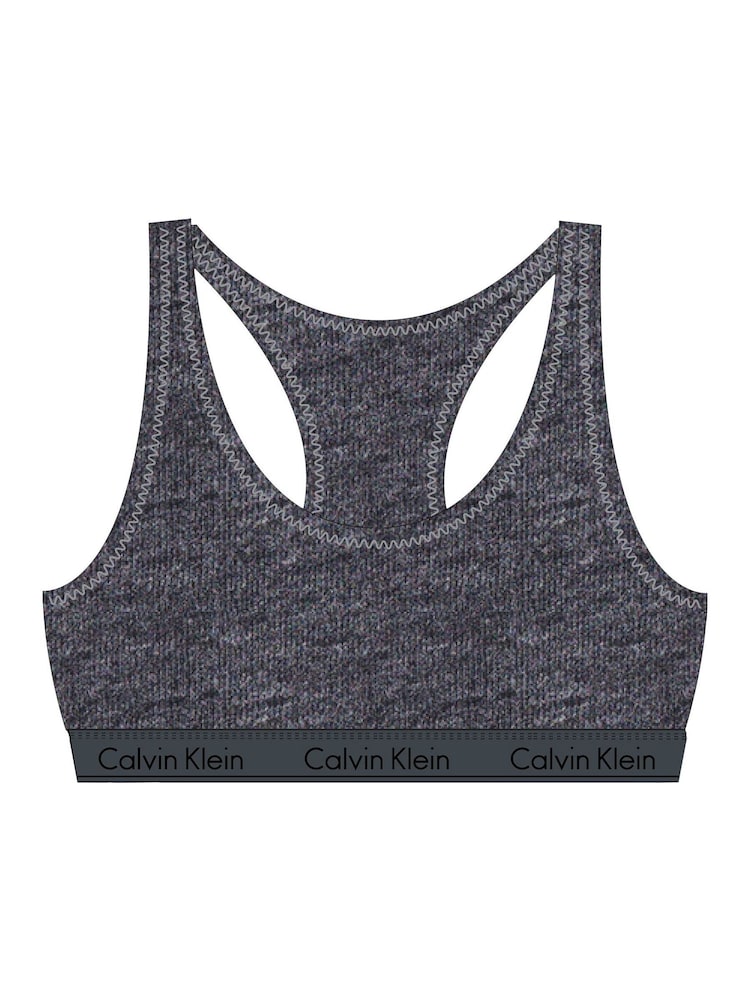 Calvin Klein Grey Modern Unlined Bralette - Image 5 of 5