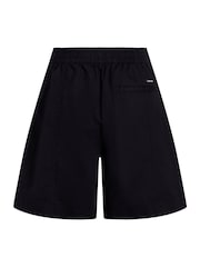 Calvin Klein Black Soft Linen Shorts - Image 6 of 7