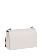 Calvin Klein White Flap Shoulder Bag - Image 3 of 5