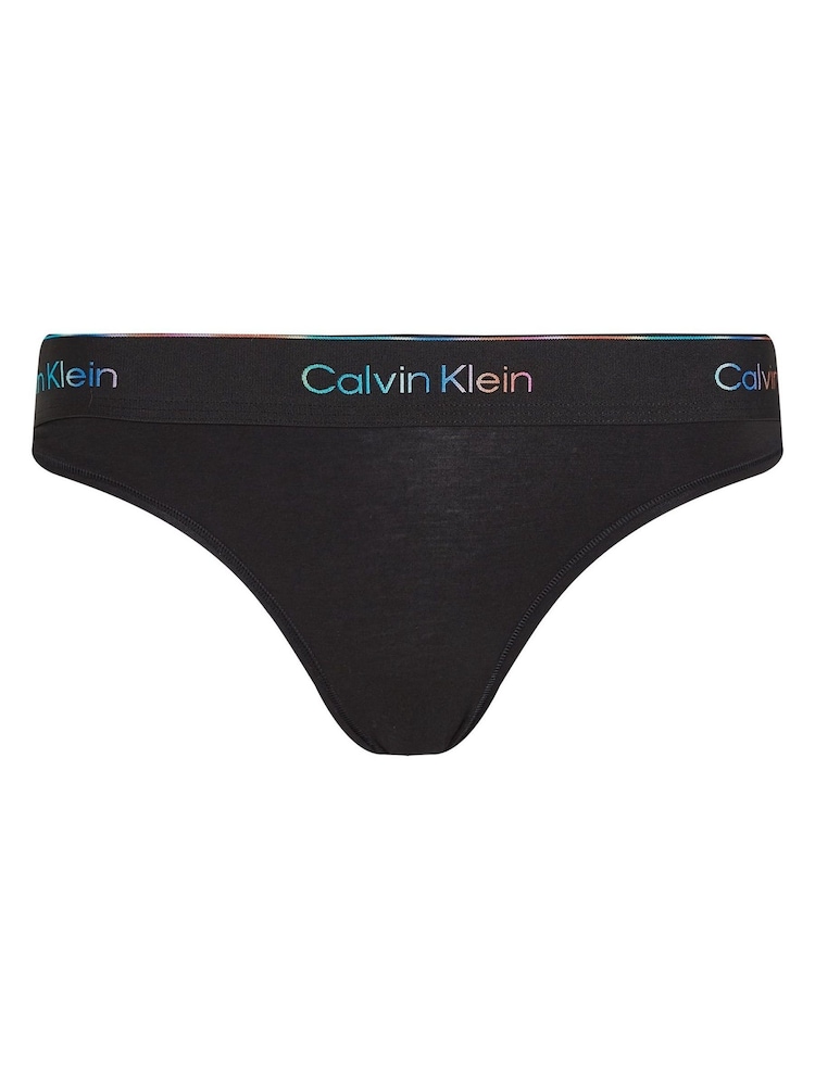 Calvin Klein Black Icon Cotton Blend Pride Full Briefs - Image 5 of 5