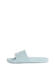 Calvin Klein Blue Monogram Slides - Image 3 of 6