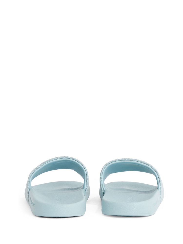 Calvin Klein Blue Monogram Slides - Image 6 of 6