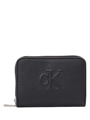 Calvin Klein Black Medium Zip Wallet - Image 1 of 4