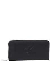 Calvin Klein Black Zip Wallet - Image 1 of 4