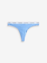 Calvin Klein Black Modern Logo Low Rise Thongs 5 Pack - Image 3 of 11