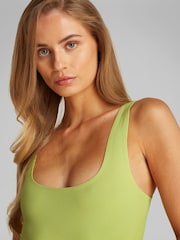 Calvin Klein Green Icon Seamless Shapewear Bodysuit - Image 2 of 4