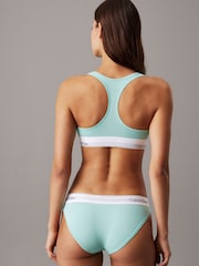 Calvin Klein Light Blue Modern Unlined Bralette - Image 3 of 4